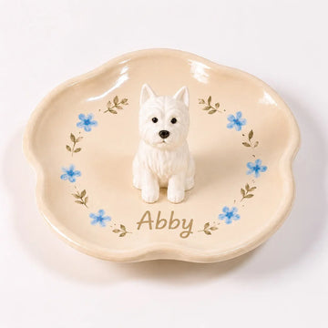 Custom 3D Pet Sculpture Jewelry Ring Tray: A Unique Keepsake for Pet Lovers