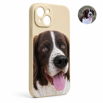 Custom Pet Portrait 3D Silicone Nose Phone Case