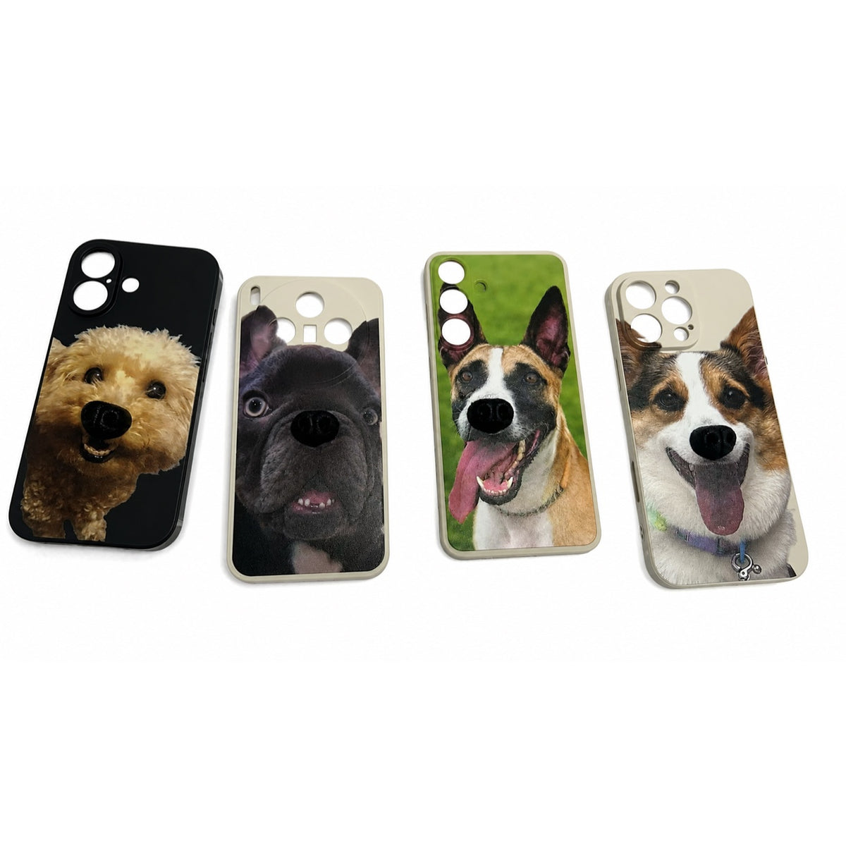 Custom Pet Portrait 3D Silicone Nose Phone Case