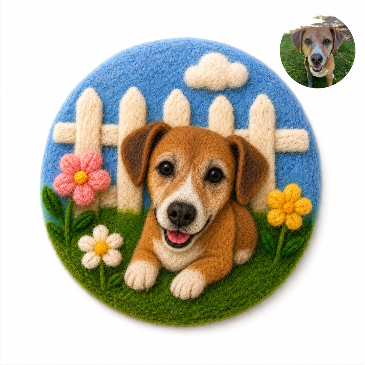 Custom Pet Wool Felt Fridge Magnet
