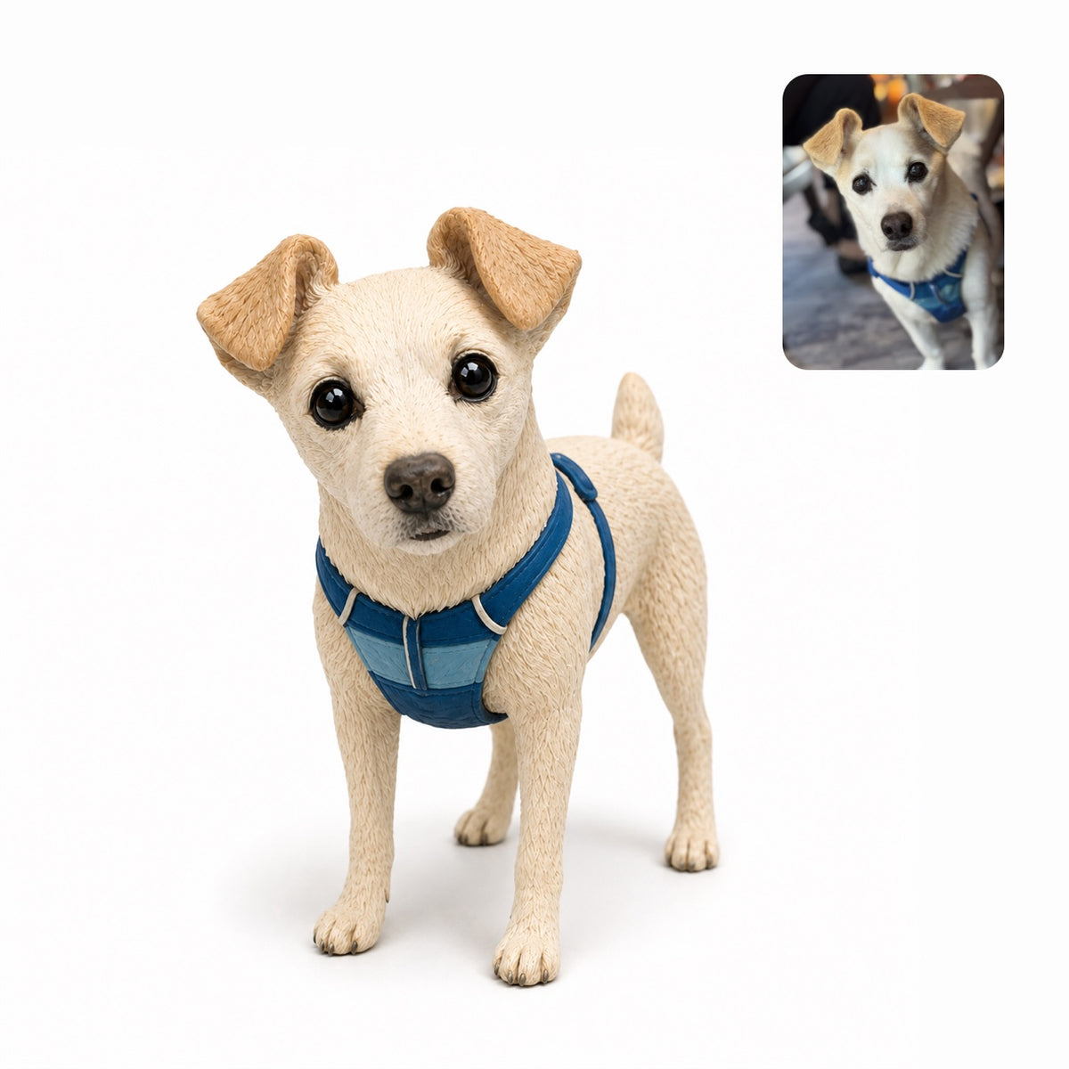 Custom Pet Polymer Clay Sculpture – Handmade 3D Pet Figurine