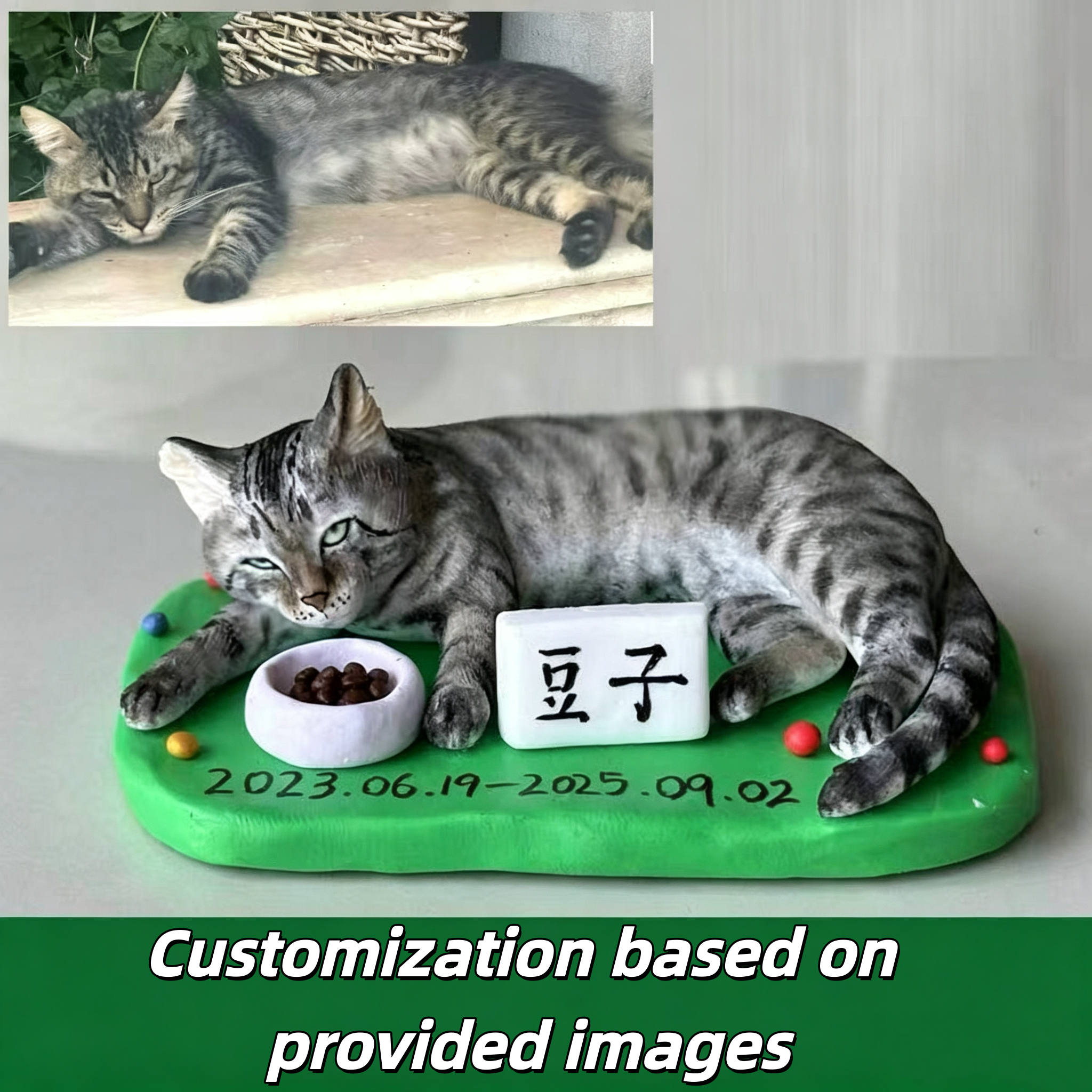 Customized polymer clay ornaments