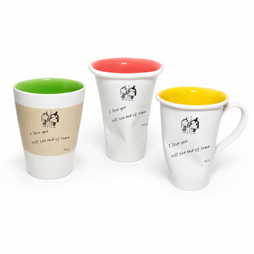 Custom Handwritten Letter Ceramic Mug – Personalized Handwriting & Artwork