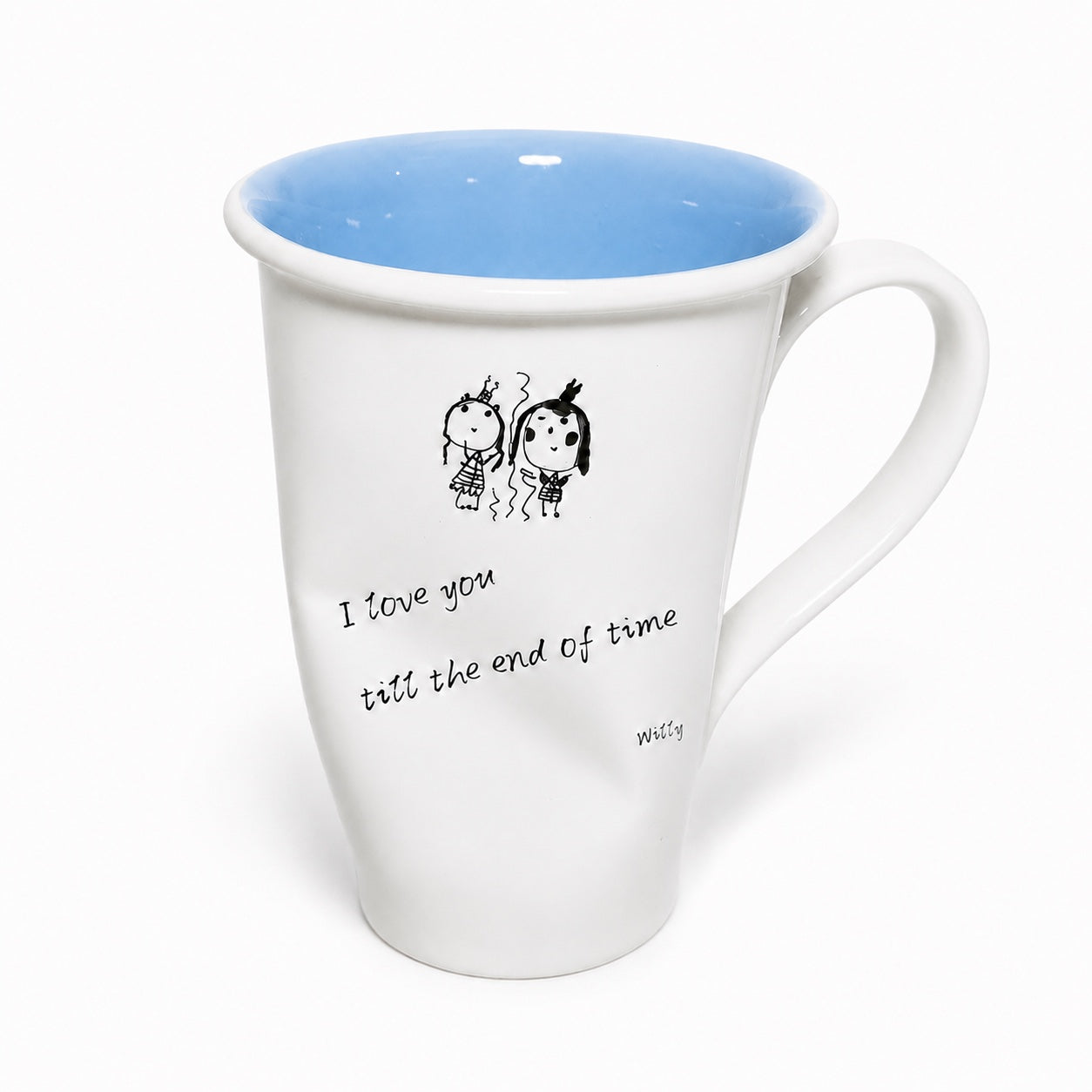 Custom Handwritten Letter Ceramic Mug – Personalized Handwriting & Artwork