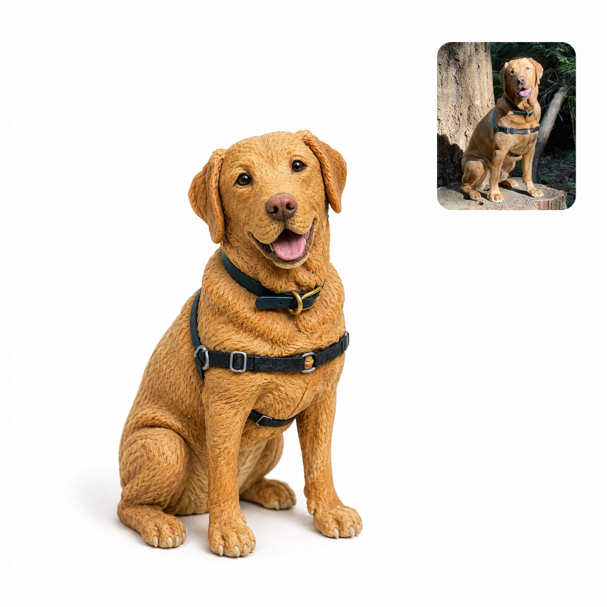 Custom Pet Polymer Clay Sculpture – Handmade 3D Pet Figurine