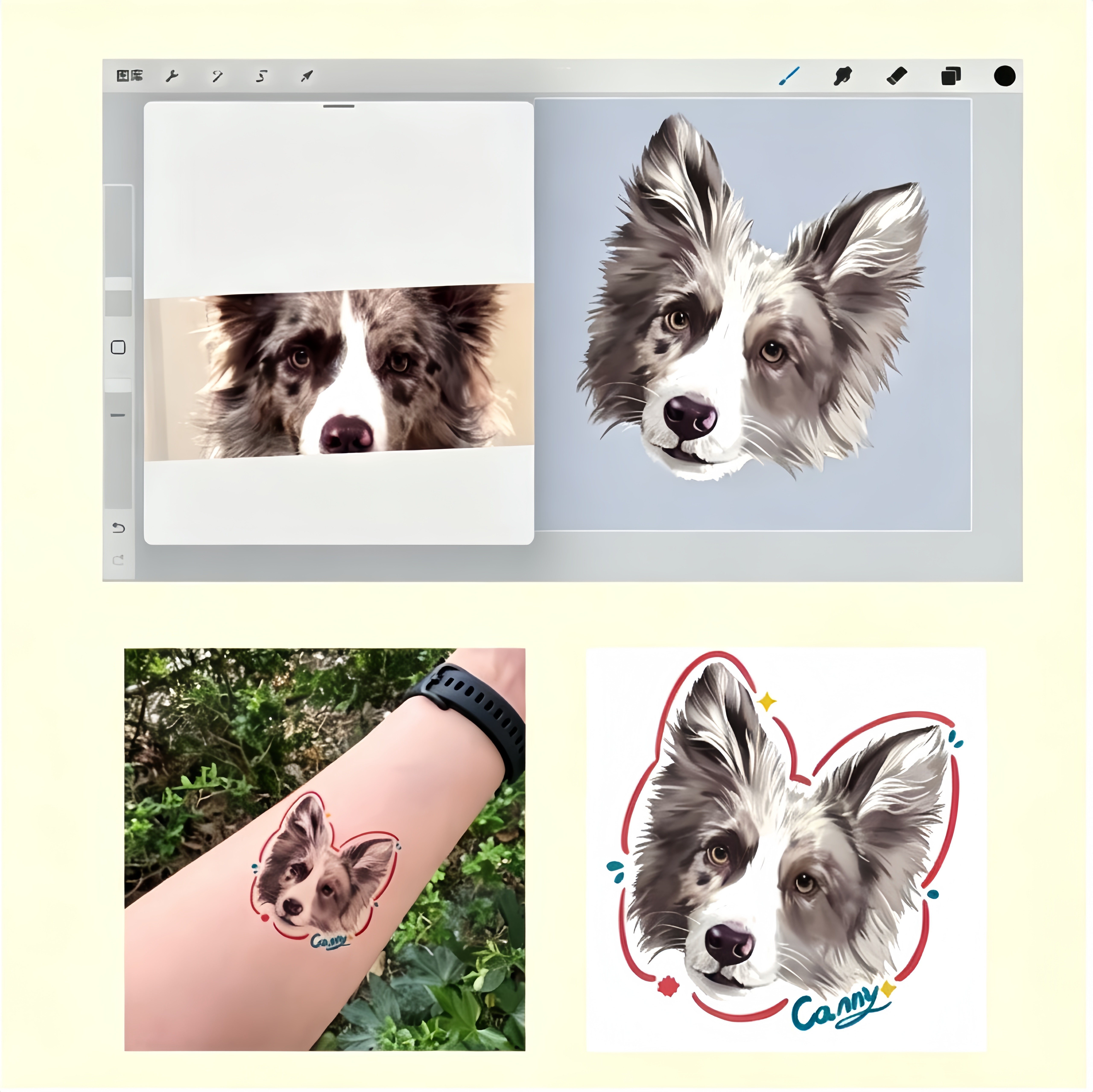 Custom pet tattoos