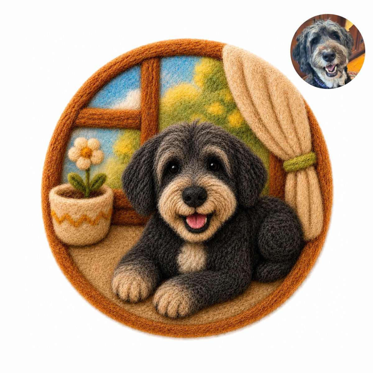 Custom Pet Wool Felt Fridge Magnet