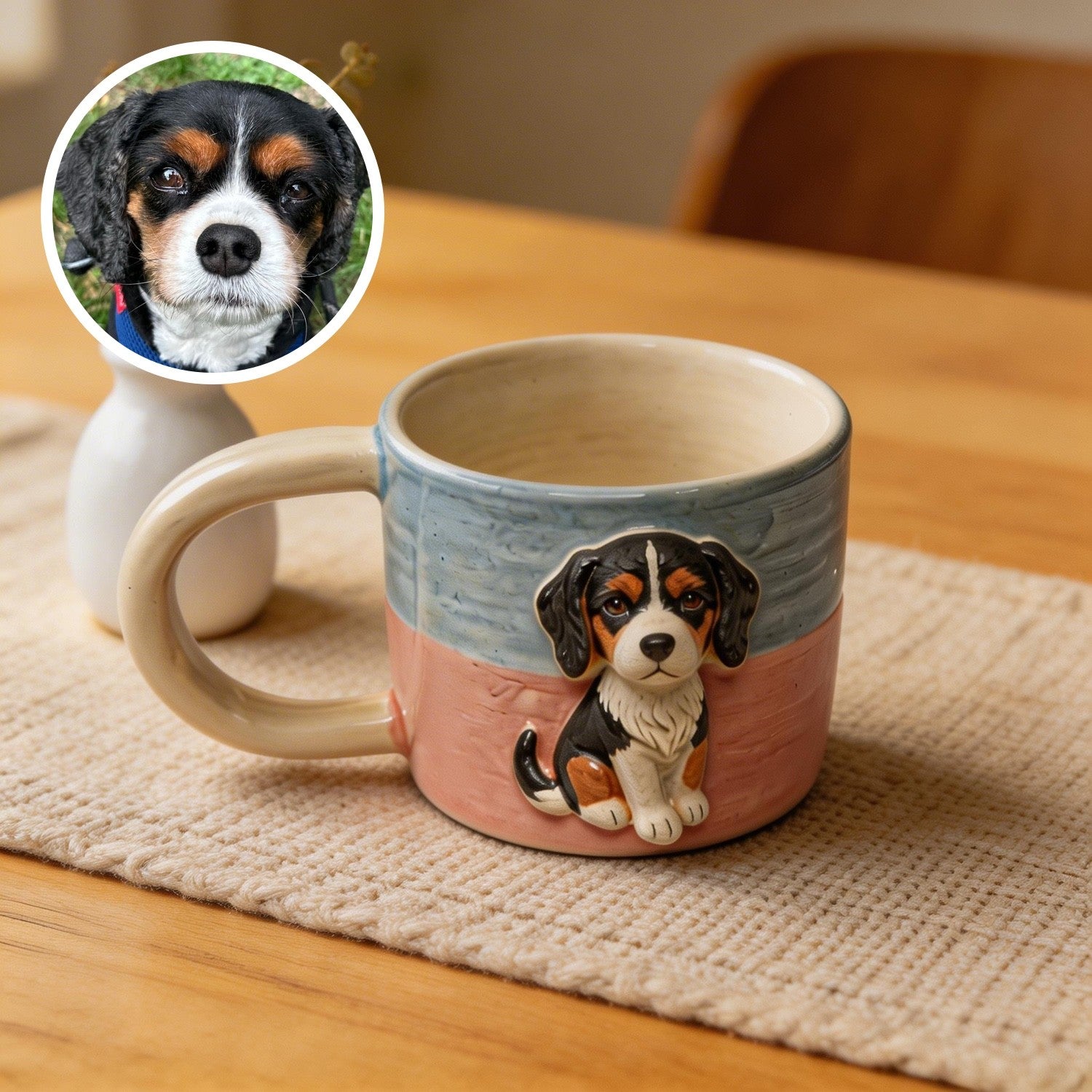 Custom Pet Full-Body 3D Ceramic Mug