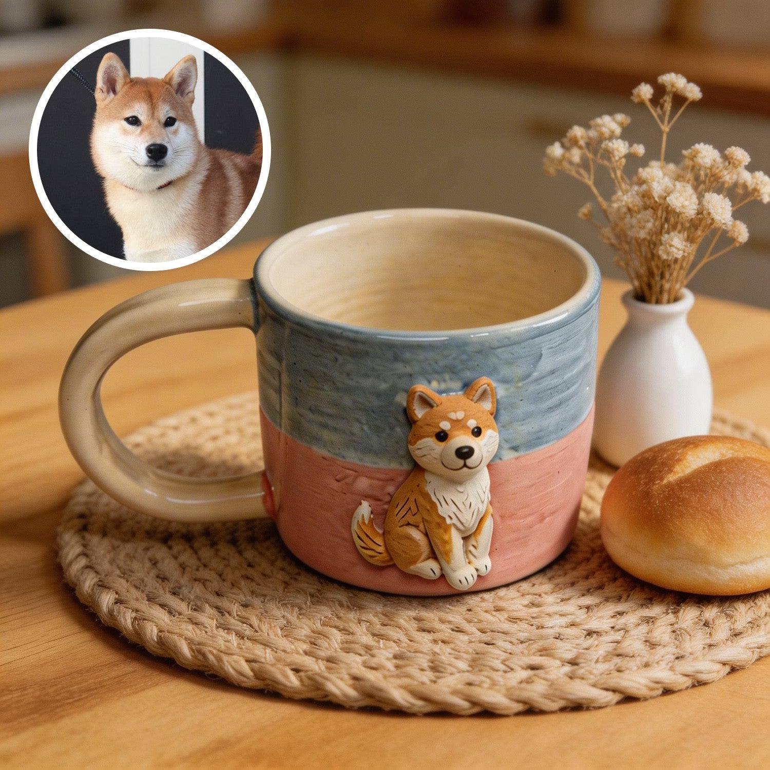 Custom Pet Full-Body 3D Ceramic Mug