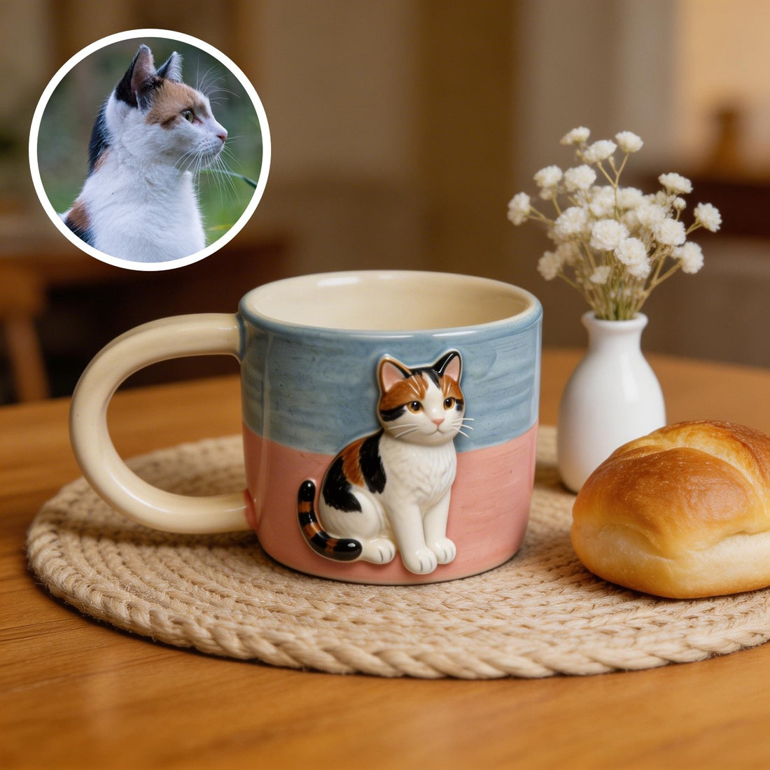 Custom Pet Full-Body 3D Ceramic Mug