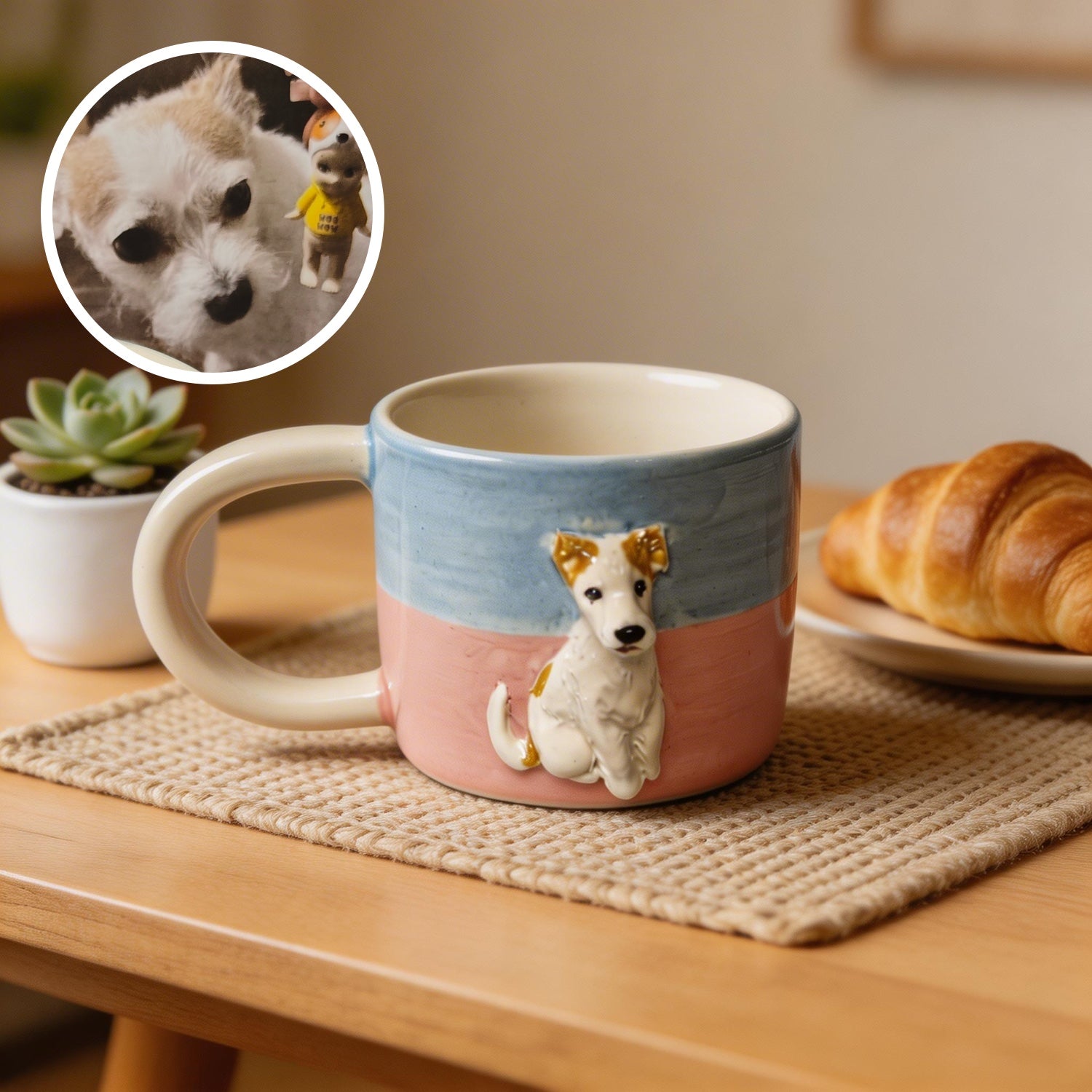 Custom Pet Full-Body 3D Ceramic Mug