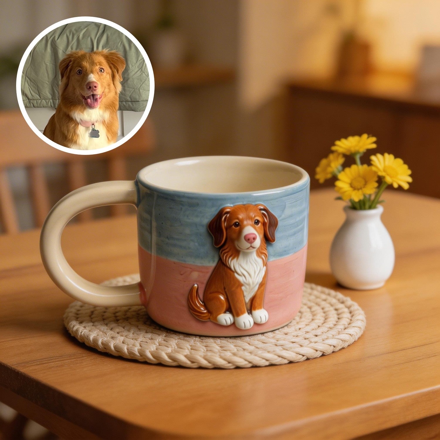 Custom Pet Full-Body 3D Ceramic Mug