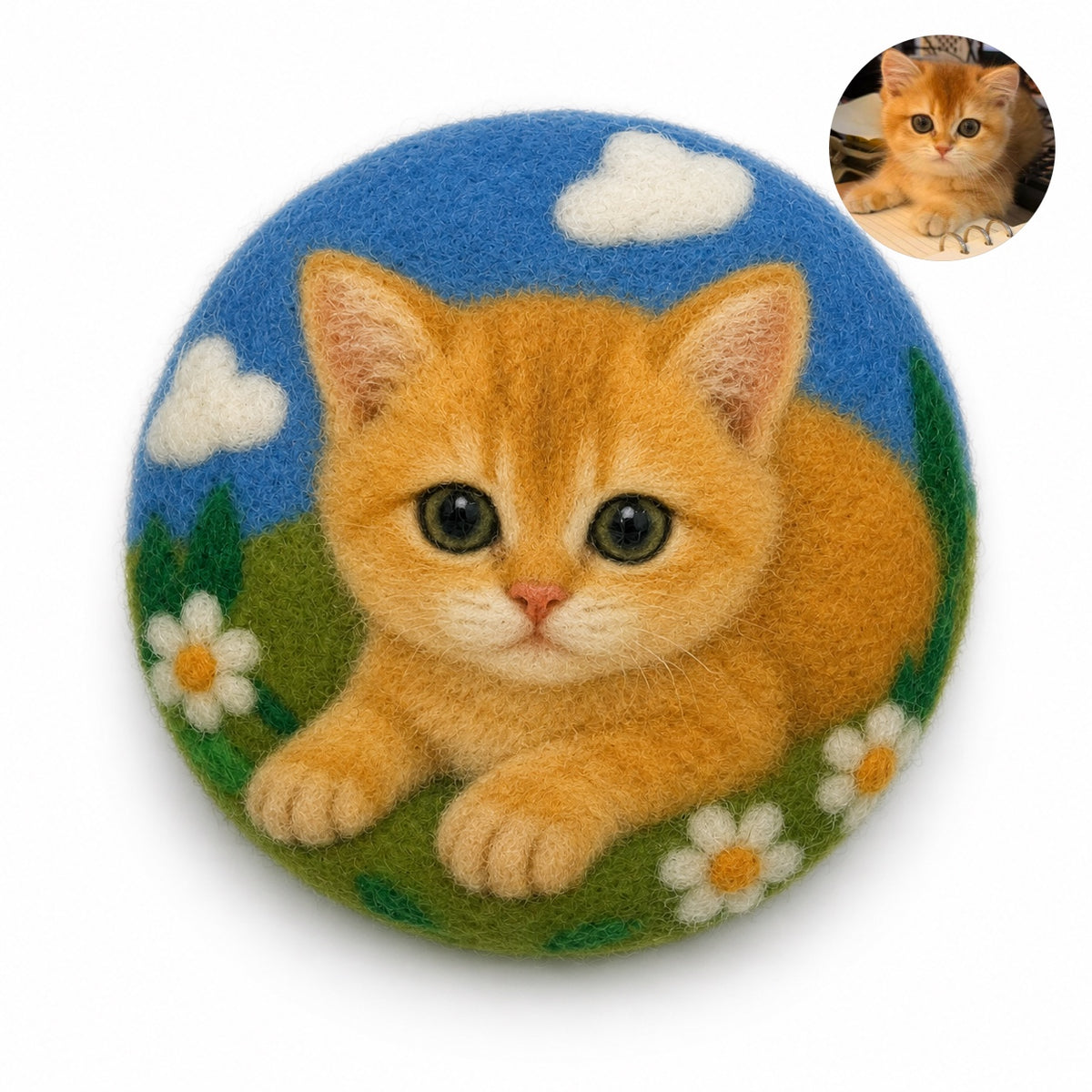 Custom Pet Wool Felt Fridge Magnet