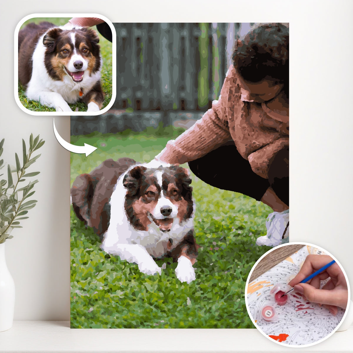 Paint My Pet by Numbers - Personalized Pet Portraits