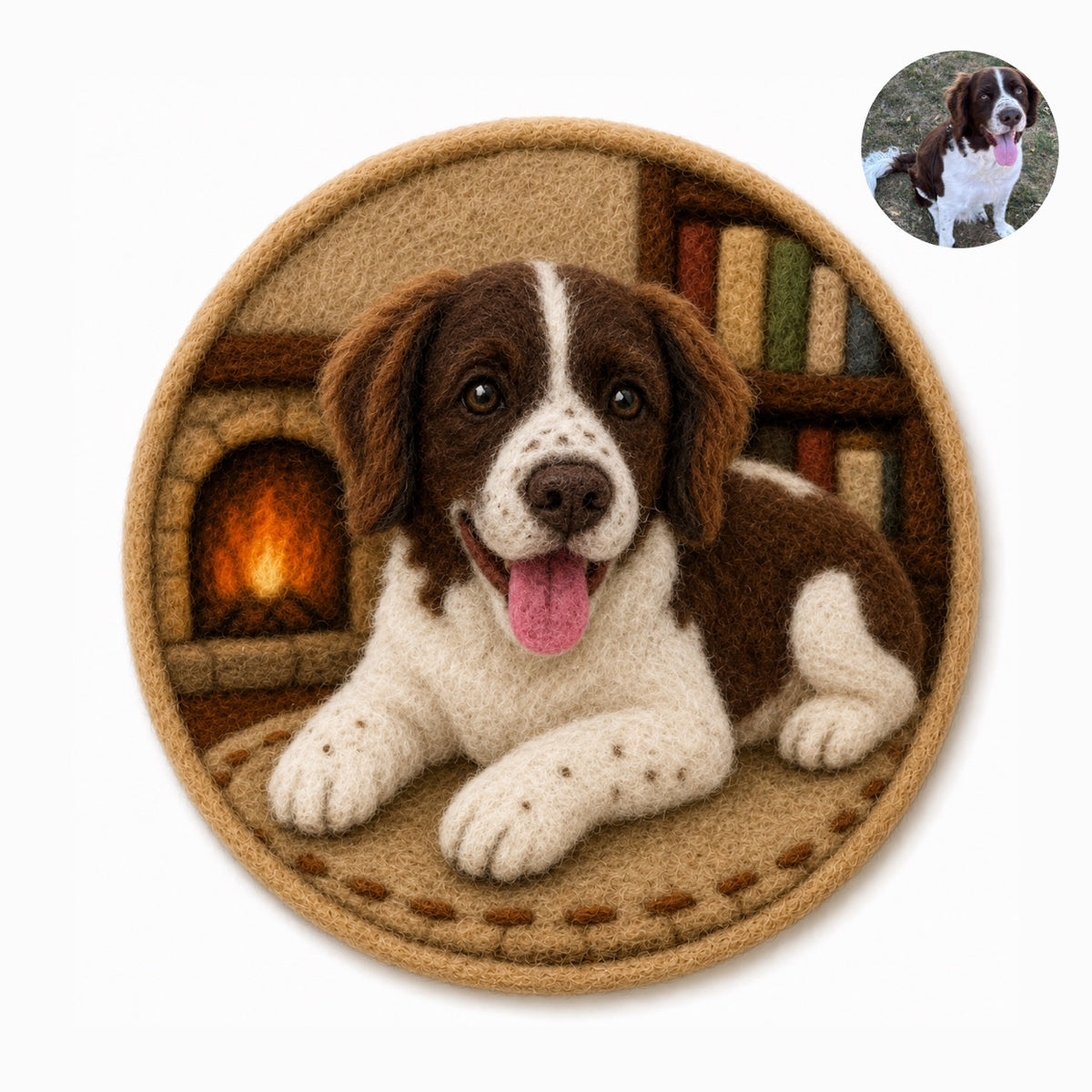 Custom Pet Wool Felt Fridge Magnet