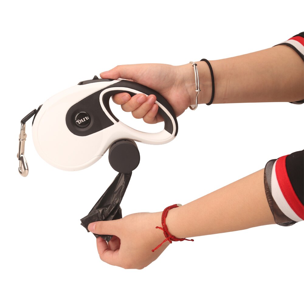 5M Retractable Dog Leashes Automatic Extending Nylon Walking Pet Dog Lead Leash 