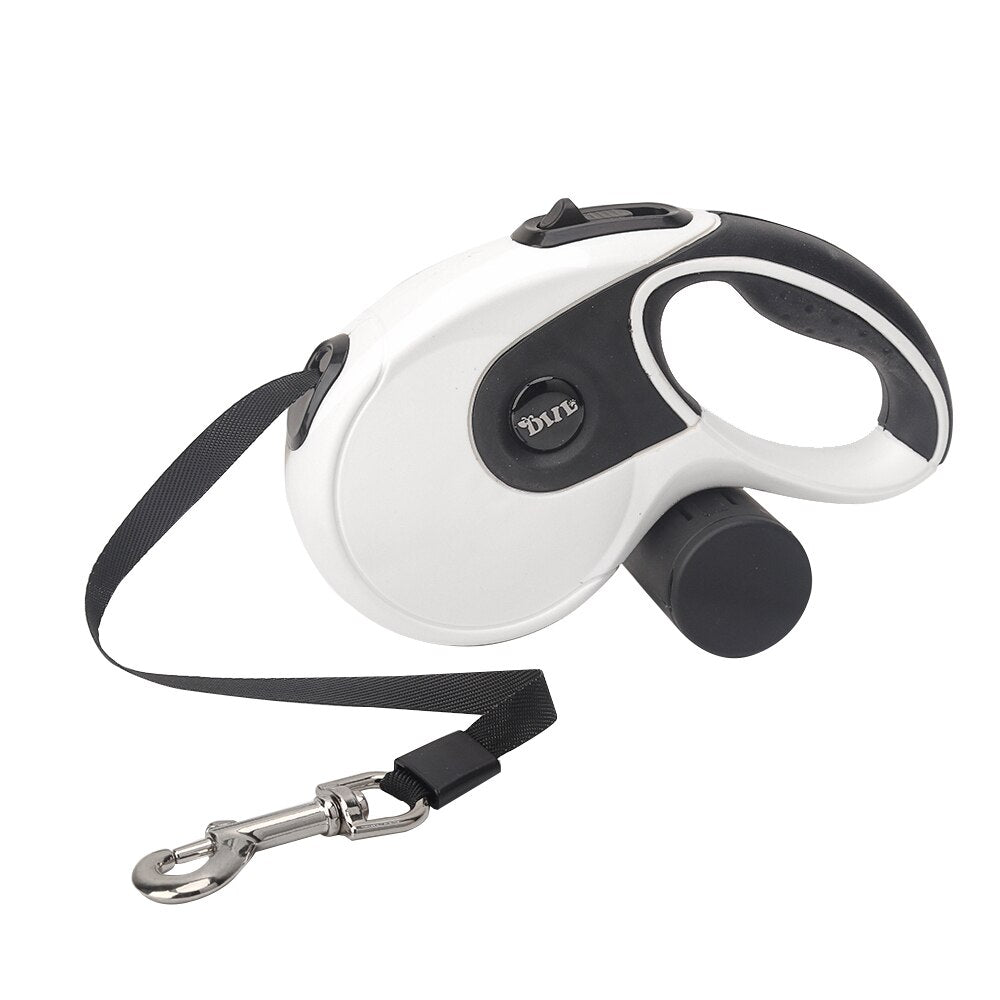 5M Retractable Dog Leashes Automatic Extending Nylon Walking Pet Dog Lead Leash 