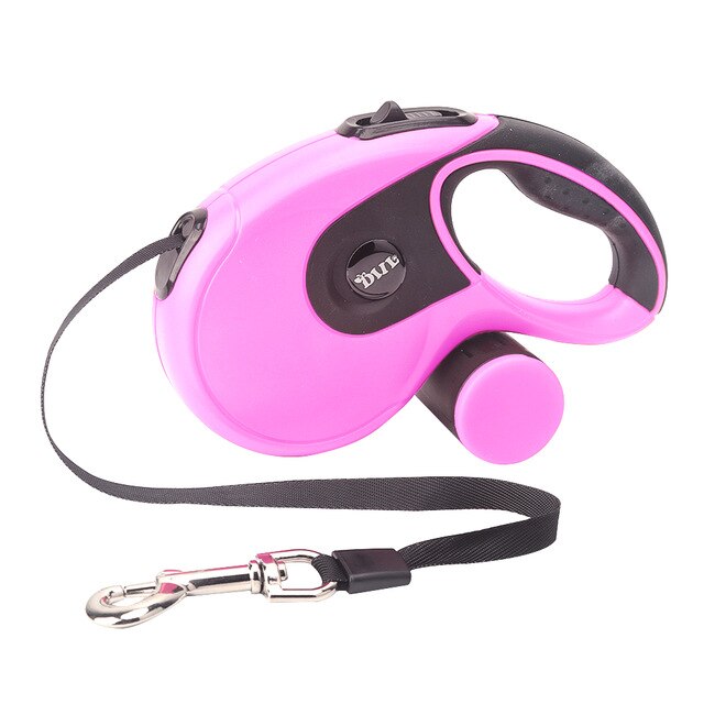 5M Retractable Dog Leashes Automatic Extending Nylon Walking Pet Dog Lead Leash 