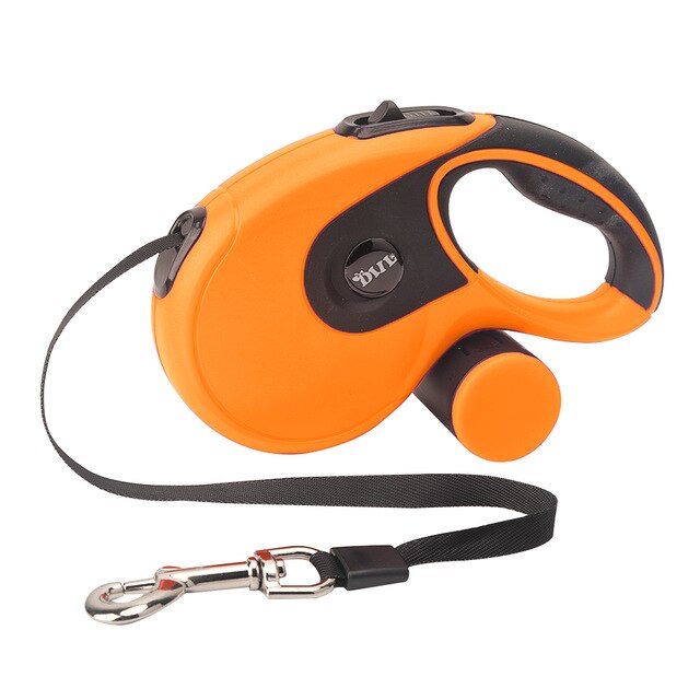 5M Retractable Dog Leashes Automatic Extending Nylon Walking Pet Dog Lead Leash 