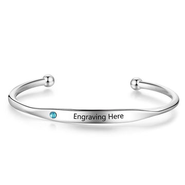 Personalized Birthstone Name Bracelet