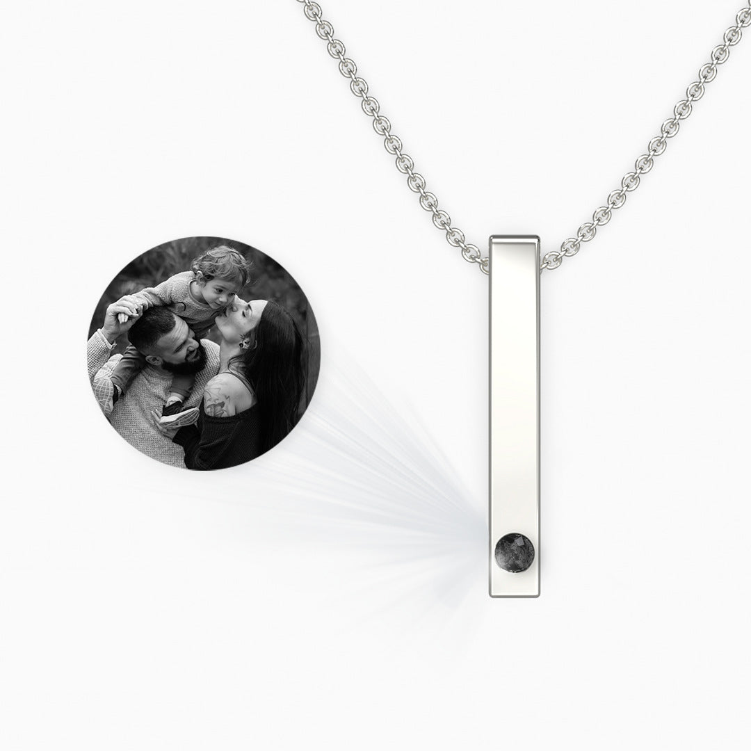 Handmade Personalized Projection Pillar Necklace