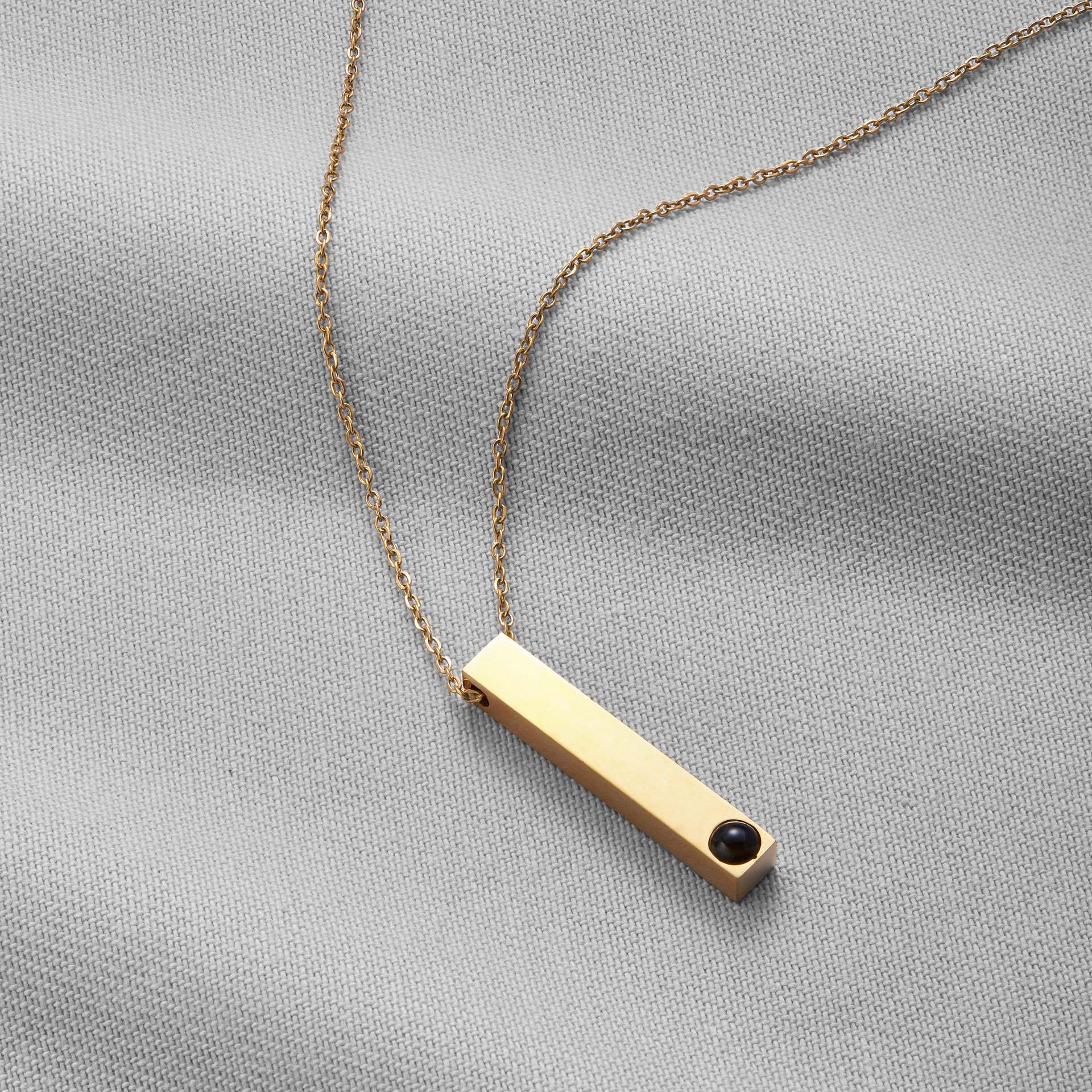 Handmade Personalized Projection Pillar Necklace